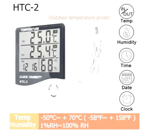 Lcd digital thermometer - digital,