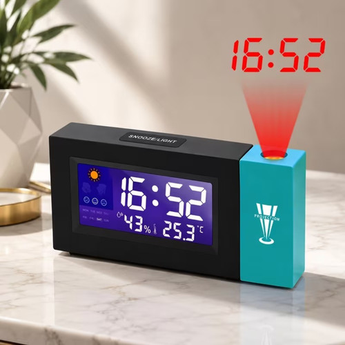 Digital projection alarm clock - digital,