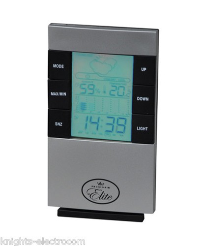 Elite weather station clock - weather,