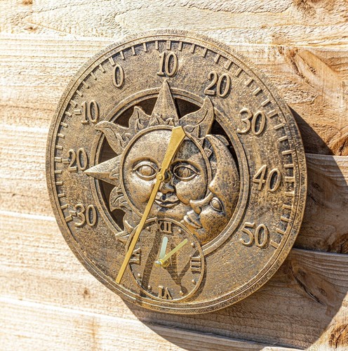Vintage sun and moon - and,