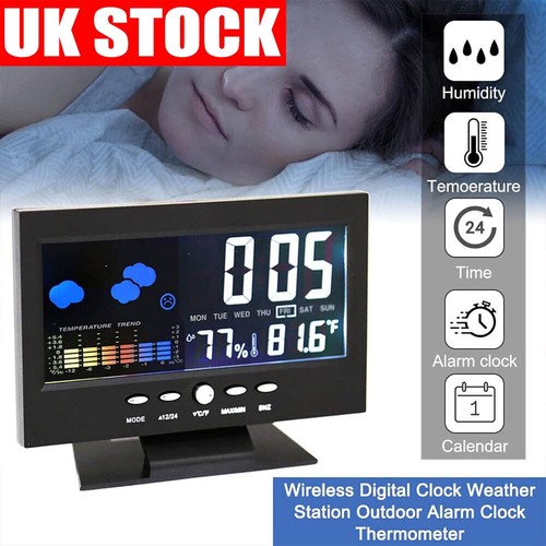 Large wire digital clock - large,