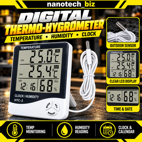 Lcd digital thermometer - lcd,