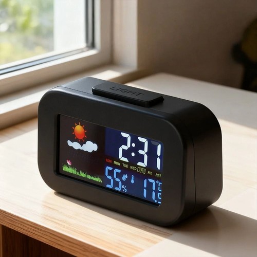 Weather station clock - station, climate