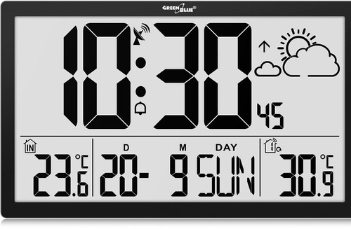 Digital wall clock - wall,