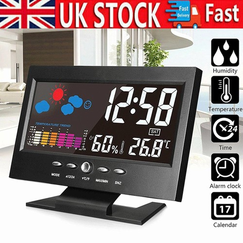 Weather digital clock with - weather, lcd