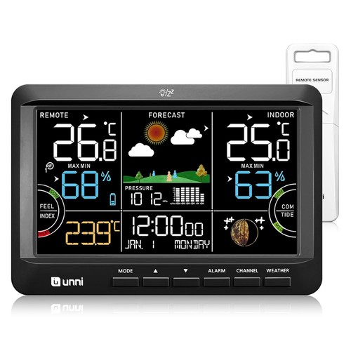 Weather station indoor - station, outdoor