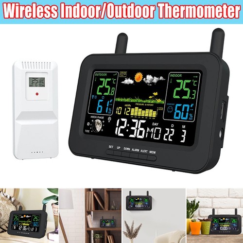Weather station indoor outdoor - weather,